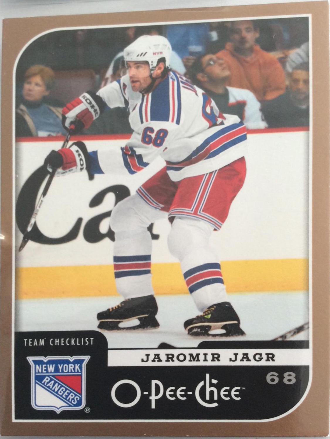 Jaromir Jagr #690 2006-07 O-Pee-Chee Hockey