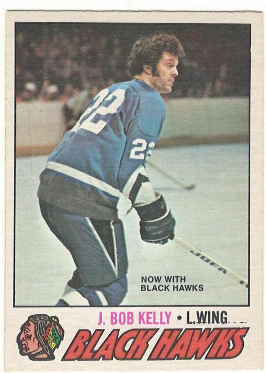 J. Bob Kelly #14 Hockey Cards 1977 O-Pee-Chee