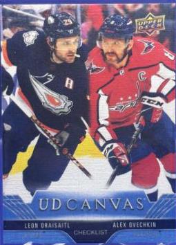 Leon Draisaitl, Alex Ovechkin #C90 Hockey Cards 2023 Upper Deck UD Canvas
