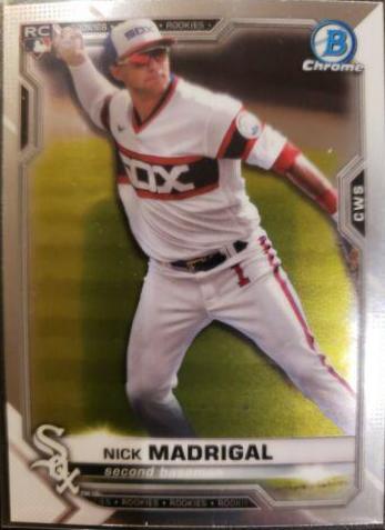 Nick Madrigal #7 Baseball Cards 2021 Bowman Chrome