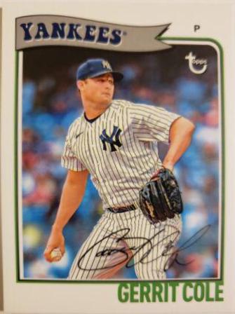 Gerrit Cole #4 Baseball Cards 2023 Topps Brooklyn Collection