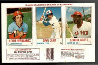 Dave Cash, George Scott, Keith Hernandez