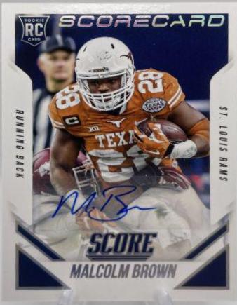 Malcolm Brown [Autograph Scorecard] #378