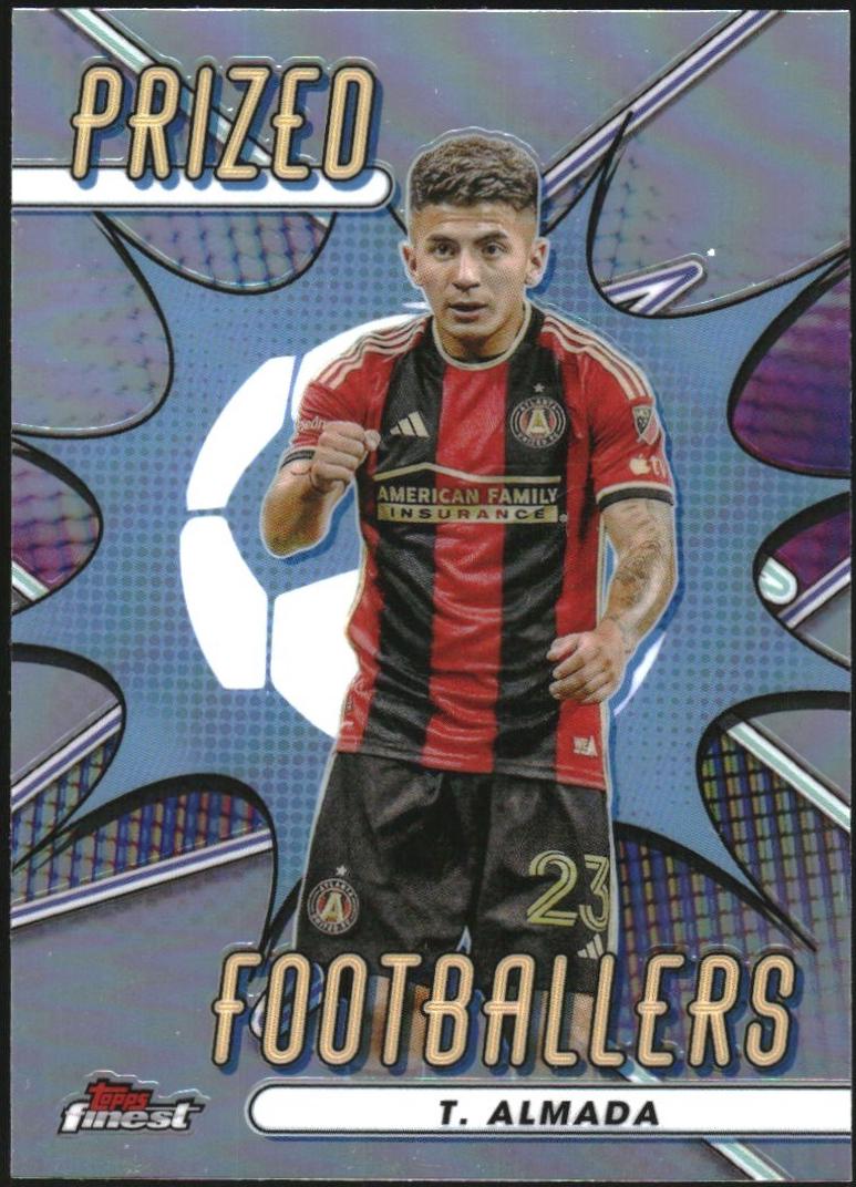 Thiago Almada #PF-1 Soccer Cards 2023 Finest MLS Prized Footballers