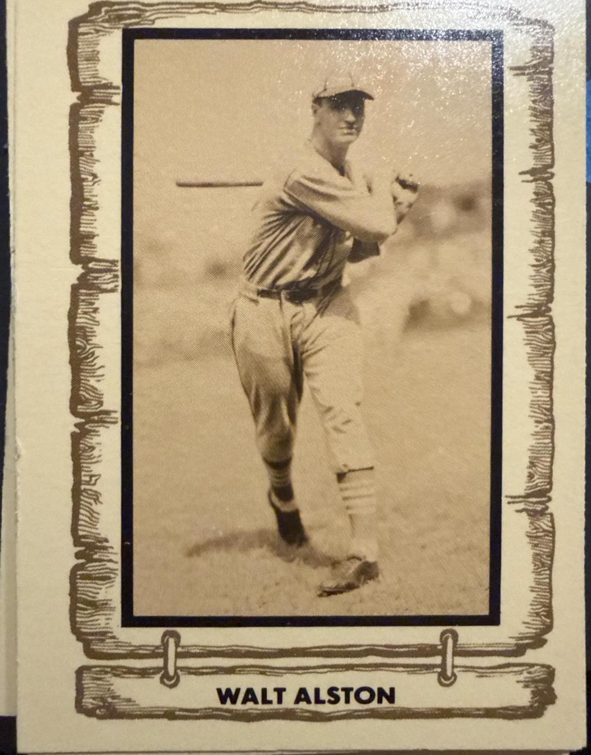Walt Alston #14 1980 Cramer Legends Baseball