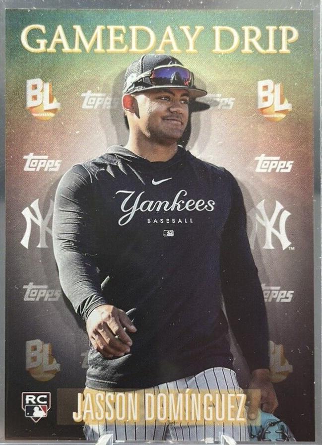 Jasson Dominguez #GD-8 Baseball Cards 2024 Topps Big League Baseball Gameday Drip