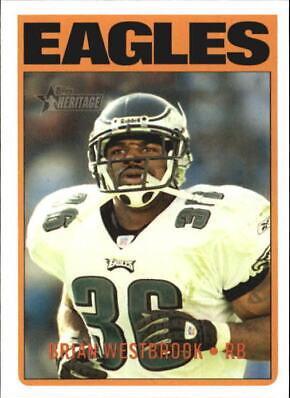 Brian Westbrook #19 Football Cards 2005 Topps Heritage