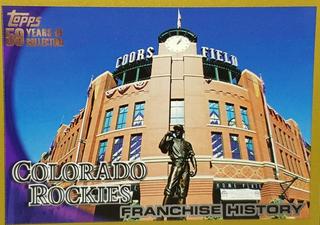 Rockies Franchise History