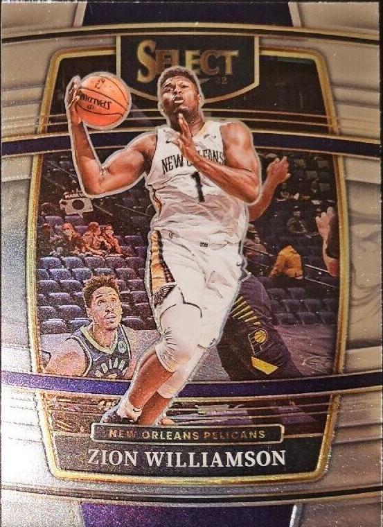 Zion Williamson #96 Basketball Cards 2021 Panini Select