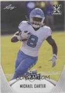 MICHAEL CARTER #23 Football Cards 2021 Leaf Ultimate Draft