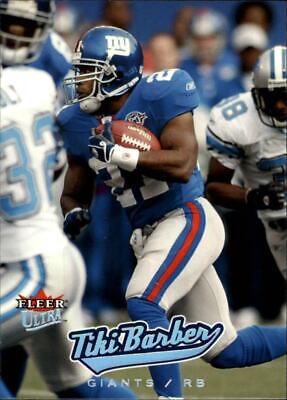 Tiki Barber #22 2005 Ultra Football
