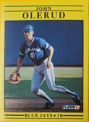 John Olerud #183 Baseball Cards 1991 Fleer Prices