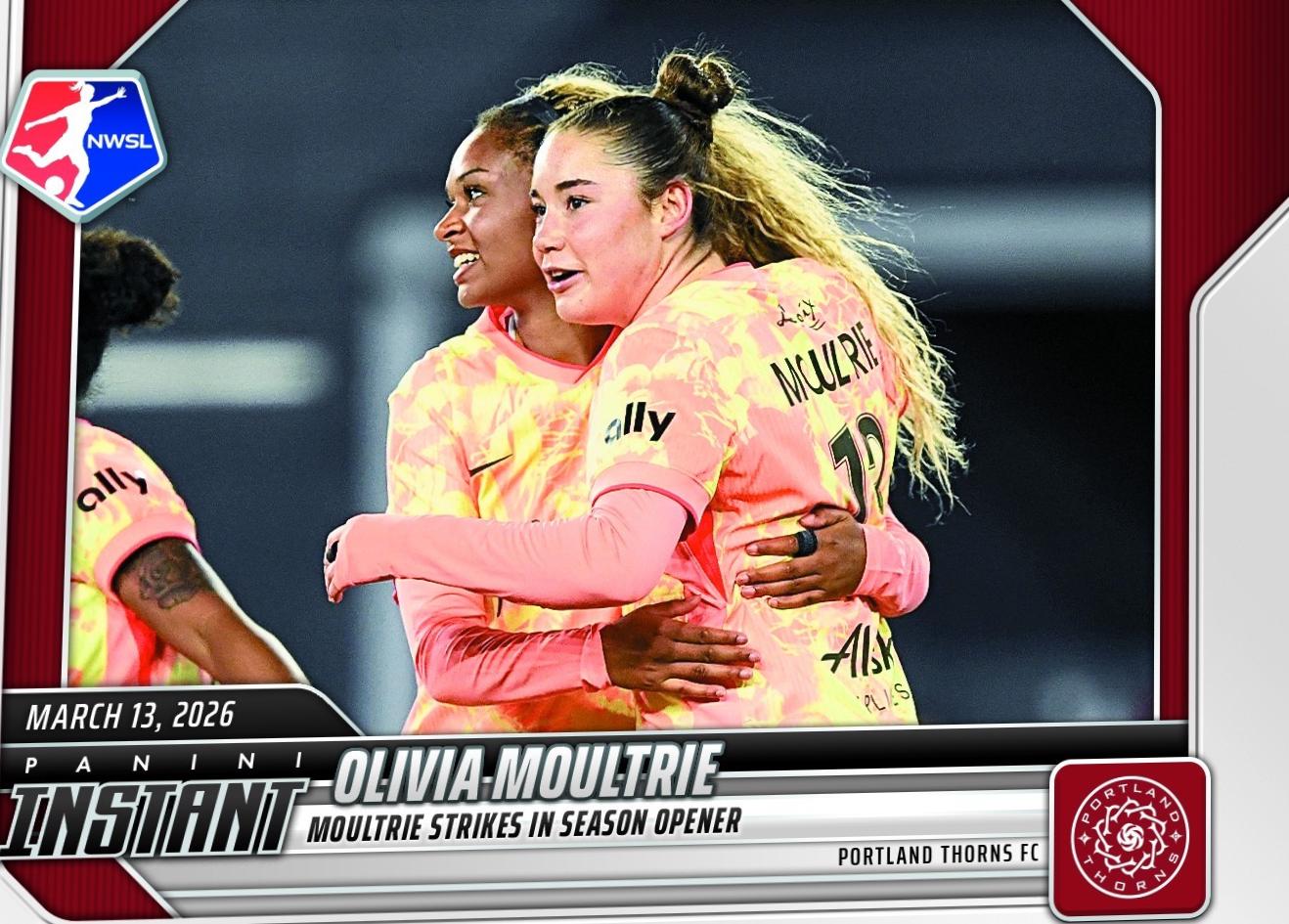 Olivia Moultrie #1 2026 Panini Instant Nwsl Soccer