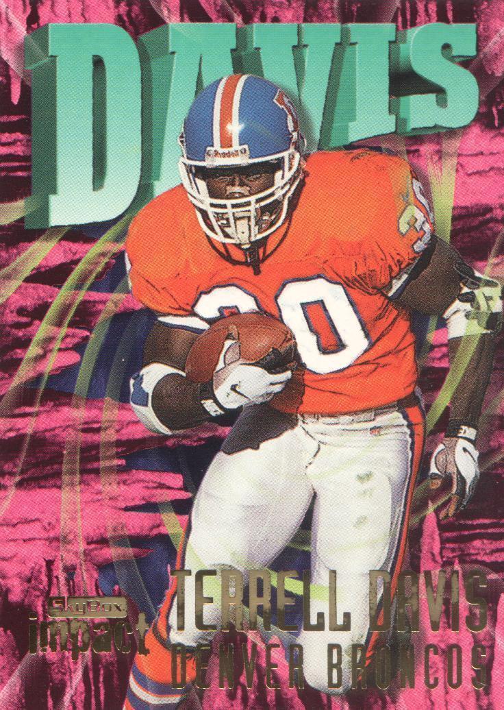 Terrell Davis #30 1997 Skybox Impact Football