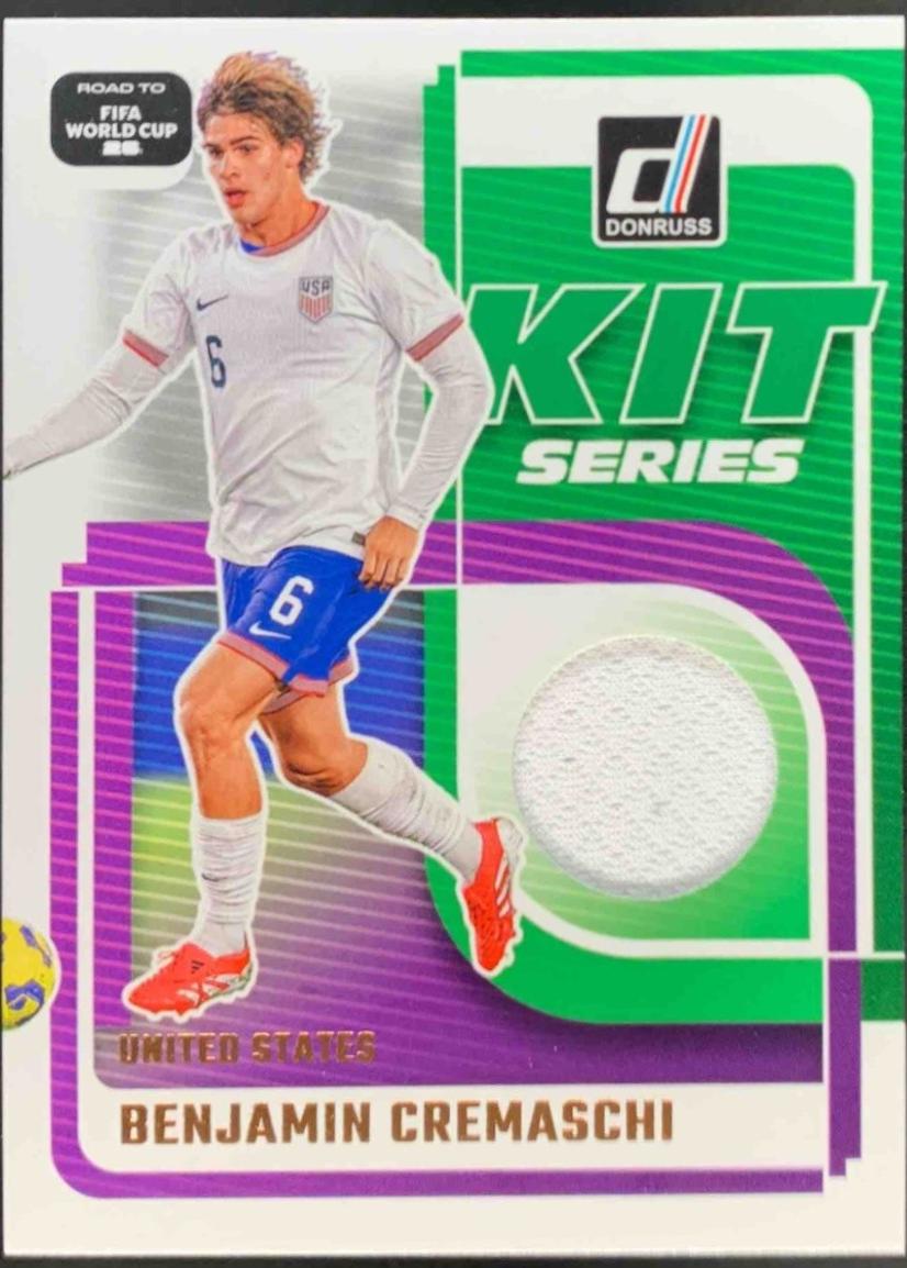 Benjamin Cremaschi #KS-BC 2025 Panini Donruss Road To FIFA Kit Series