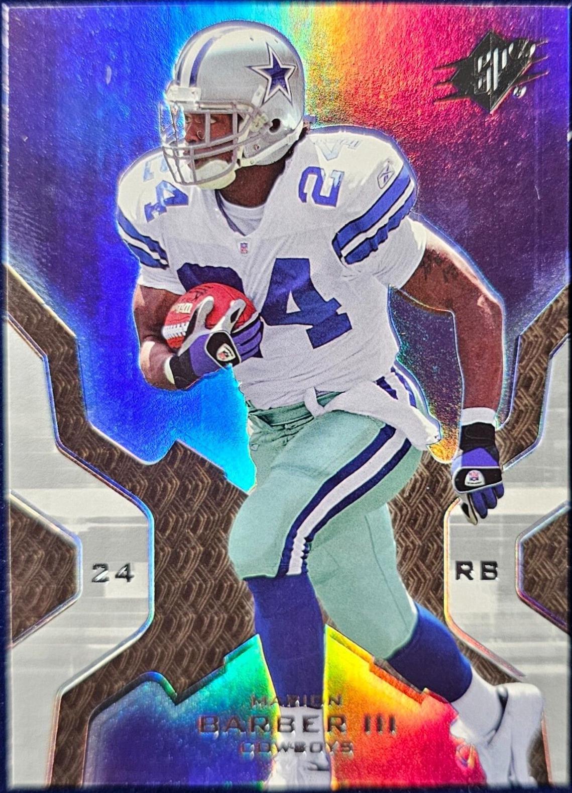 Marion Barber #29 Football Cards 2007 Spx