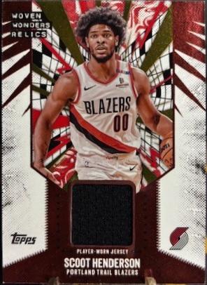 Scoot Henderson #WW-SH Prices | 2025 Topps Woven Wonders Relic