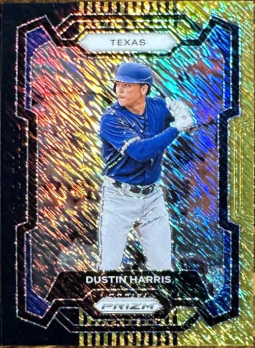 Dustin Harris [Black Gold Shimmer FOTL] #31 Prices | 2024 Panini Prizm ...