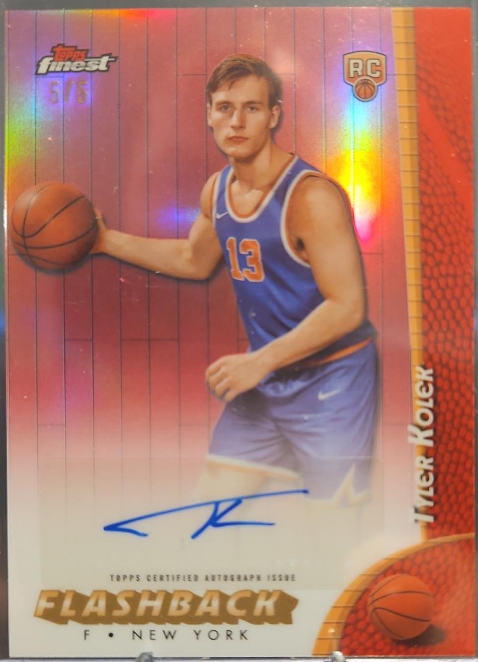 Tyler Kolek [Red Geometric] #FBA-TK