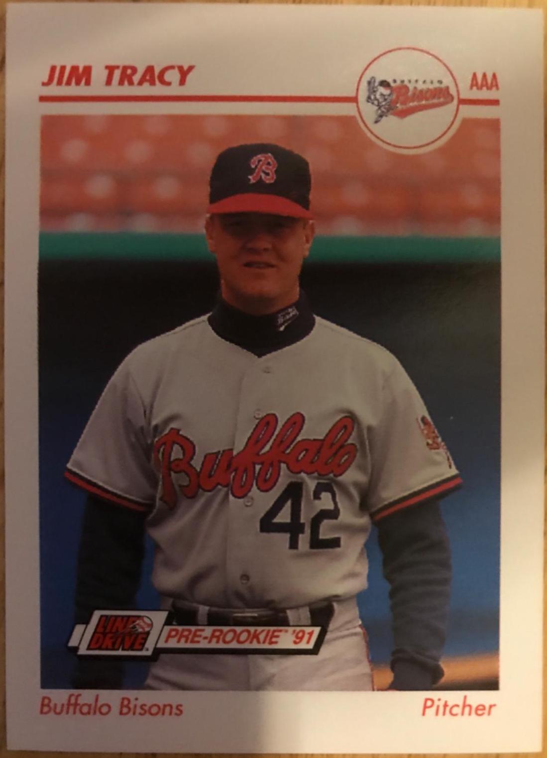 Jim Tracy #46 Baseball Cards 1991 Impel Line Drive