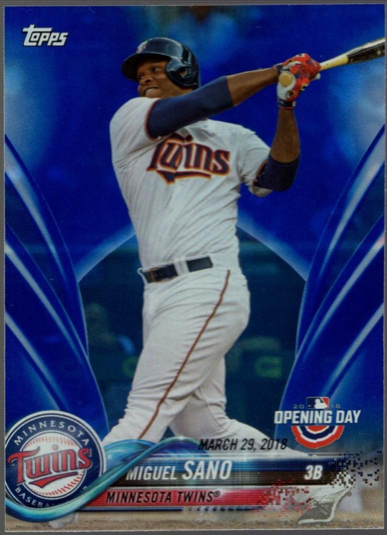 Miguel Sano [Blue Foil] #66