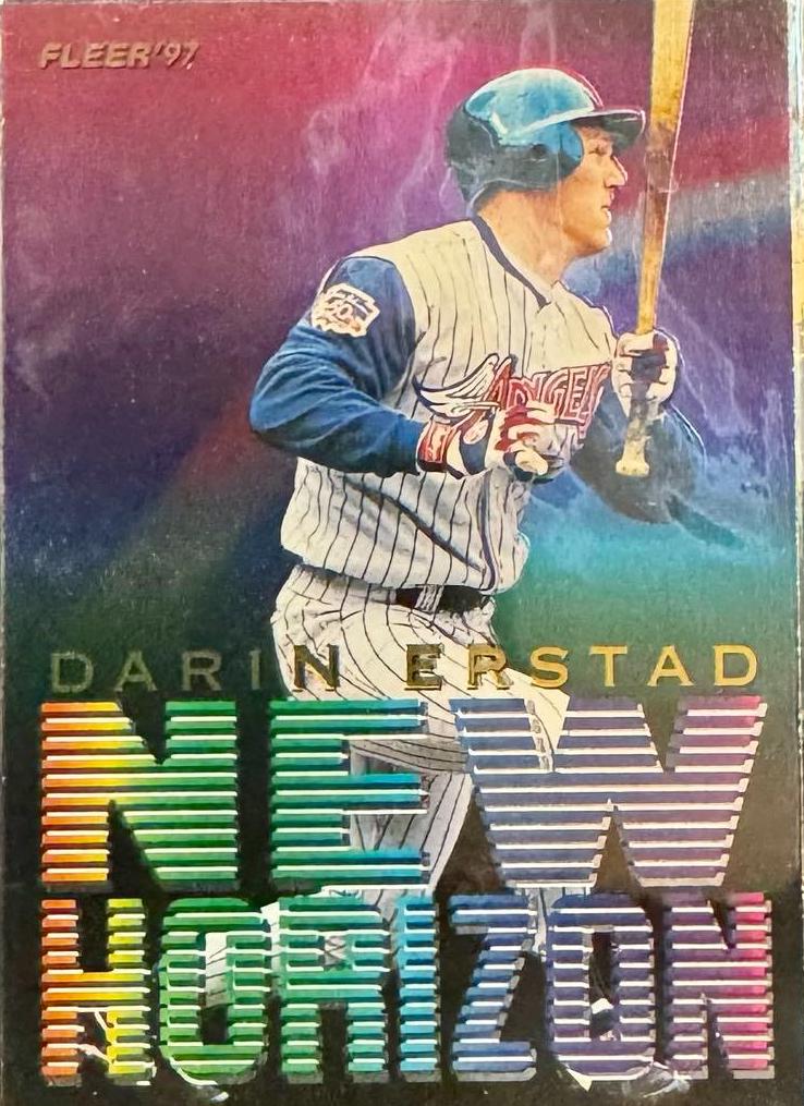 Darin Erstad #3 Baseball Cards 1997 Fleer New Horizons