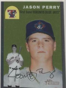 Jason Perry #THC27 Baseball Cards 2003 Topps Heritage Chrome