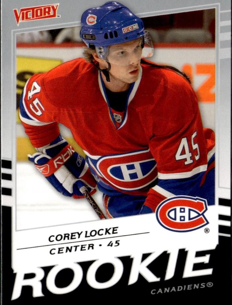 Corey Locke #228 Hockey Cards 2008 Upper Deck Victory