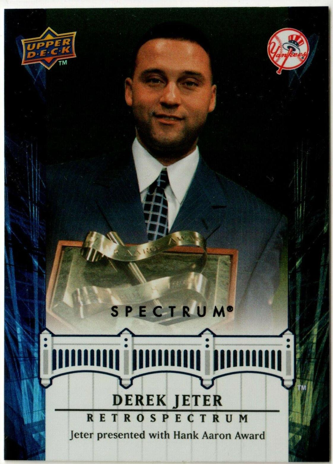 Derek Jeter #DJ92 2008 Upper Deck Spectrum Jeter Retrospectrum Baseball