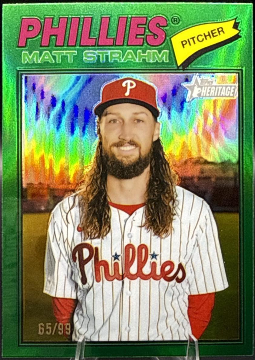 Matt Strahm [Green Bordered Chrome] #193