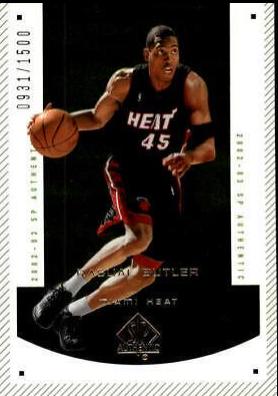 Rasual Butler #178 2002-03 SP Authentic Basketball