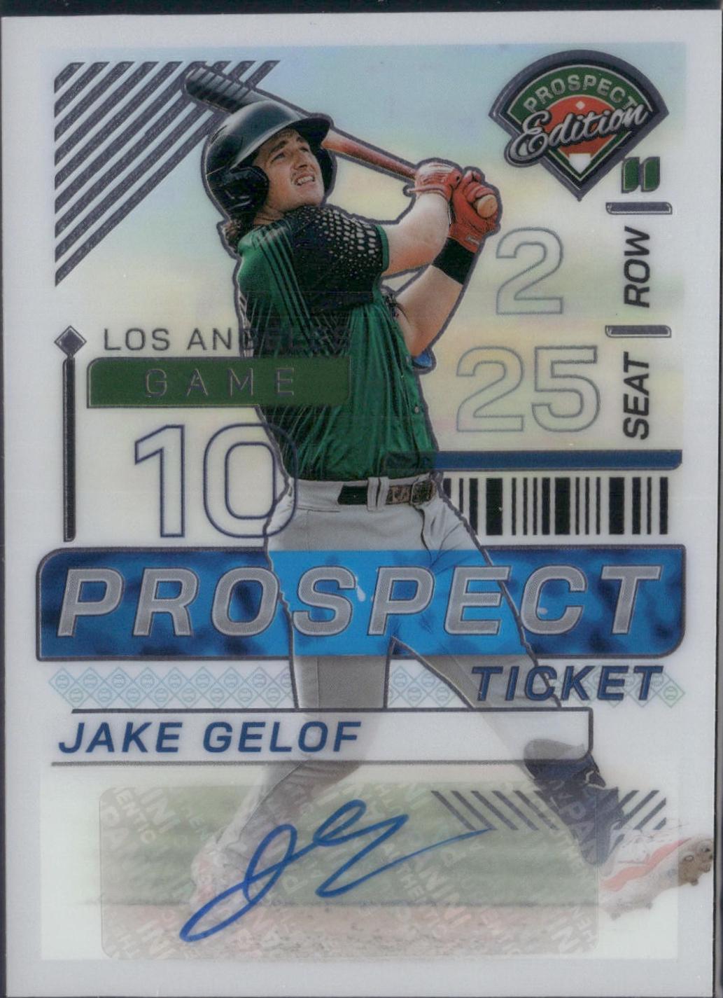 Jake Gelof [Silver Holo Ticket Signature] #196