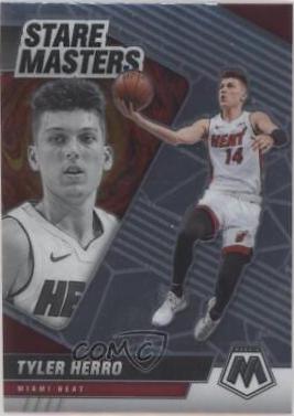 Tyler Herro #1 Basketball Cards 2020 Panini Mosaic Stare Masters