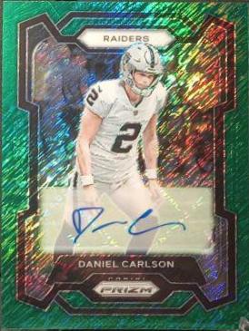 Daniel Carlson [Autograph Green Shimmer] #173