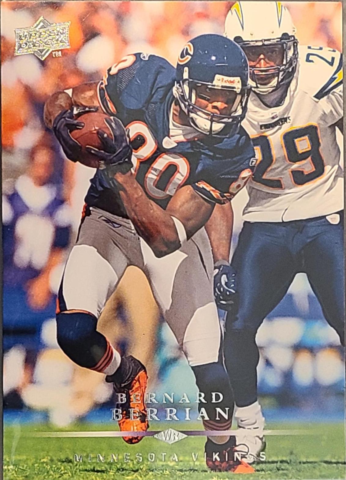 Bernard Berrian #30 Football Cards 2008 Upper Deck