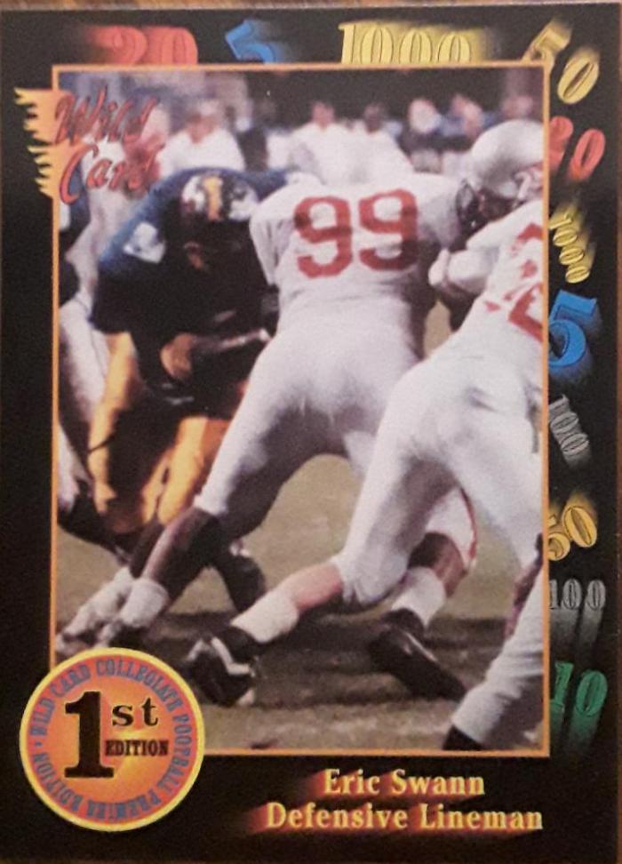 Eric Swann #126 1991 Wild Card College Draft Picks Football