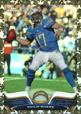 Philip Rivers [Camo Refractor] #84 Prices | 2013 Topps Chrome ...
