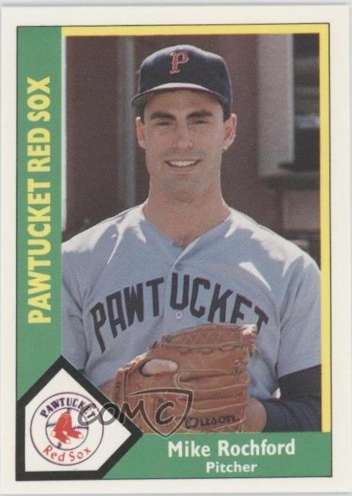 Mike Rochford #3 Baseball Cards 1990 CMC Pawtucket Red Sox