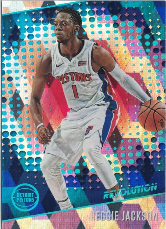 Reggie Jackson Cubic #16 Basketball Cards 2017 Panini Revolution