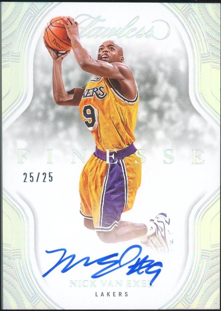 Nick Van Exel #5 2024 Panini Flawless Finesse Signature Basketball
