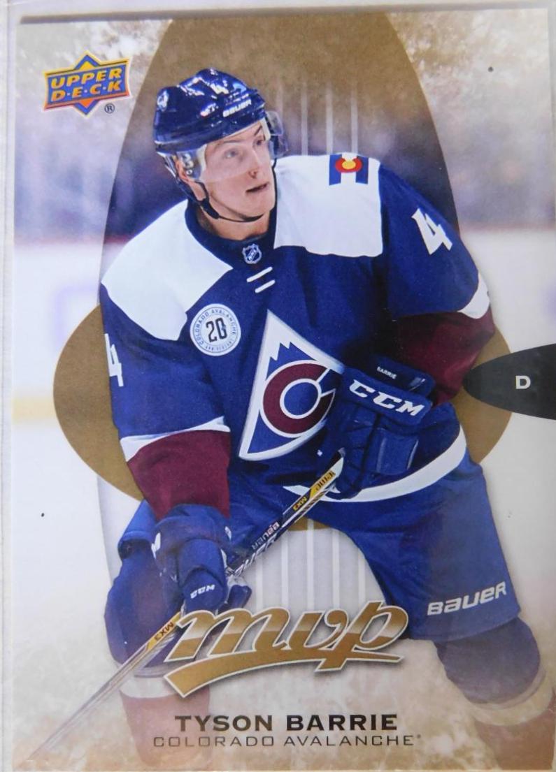 Tyson Barrie #75 Hockey Cards 2016 Upper Deck MVP