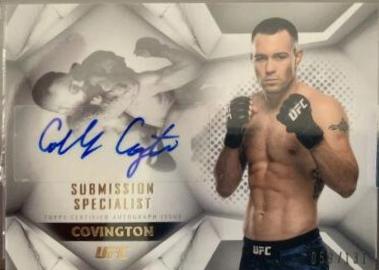 Colby Covington #SUS-CCO Ufc Cards 2020 Topps UFC Striking Signatures Submission Specialist