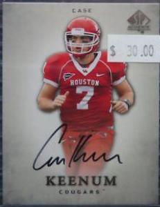 Case Keenum [Autograph] #18