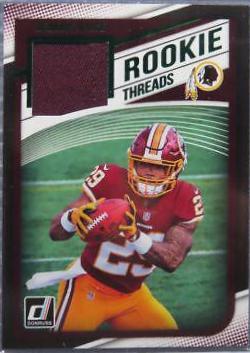 Derrius Guice #7 Football Cards 2018 Donruss Rookie Threads