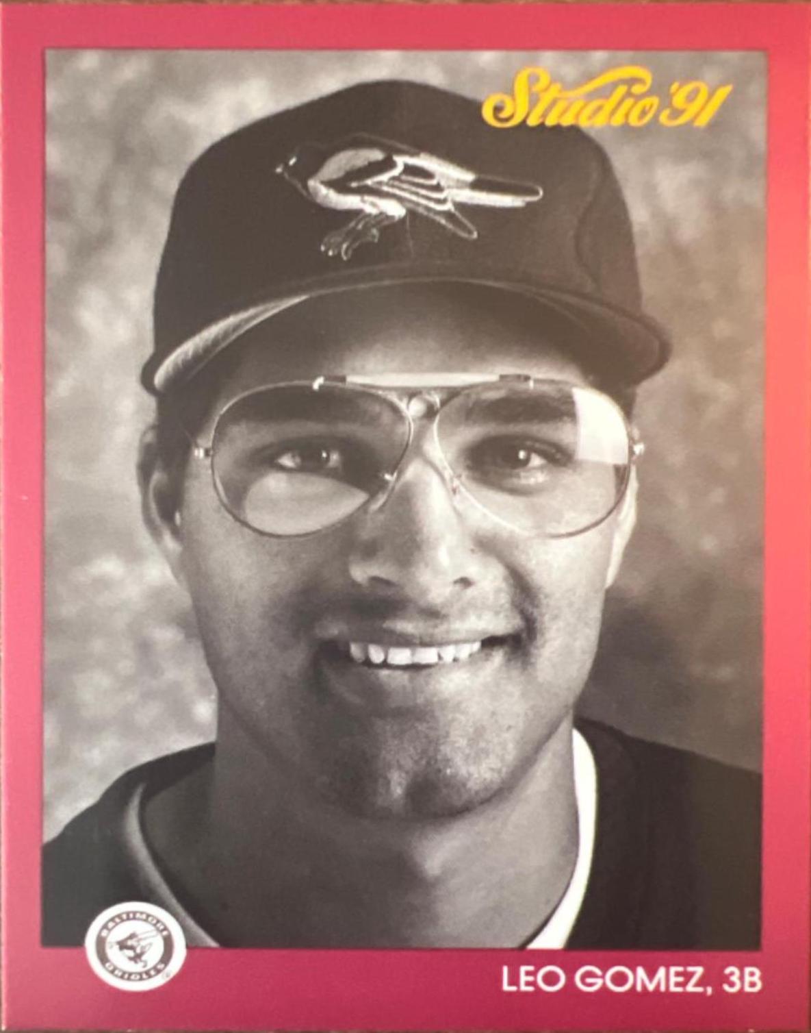 Leo Gomez #3 Baseball Cards 1991 Studio