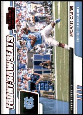Michael Carter #30 Football Cards 2021 Panini Contenders Draft Picks Front Row Seats
