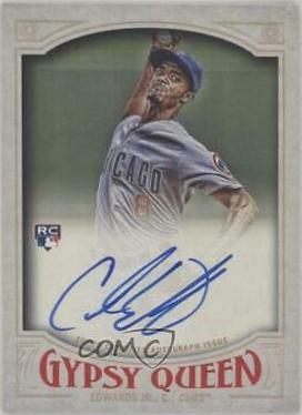 Carl Edwards Jr. #GQA-CE Baseball Cards 2016 Topps Gypsy Queen Autographs