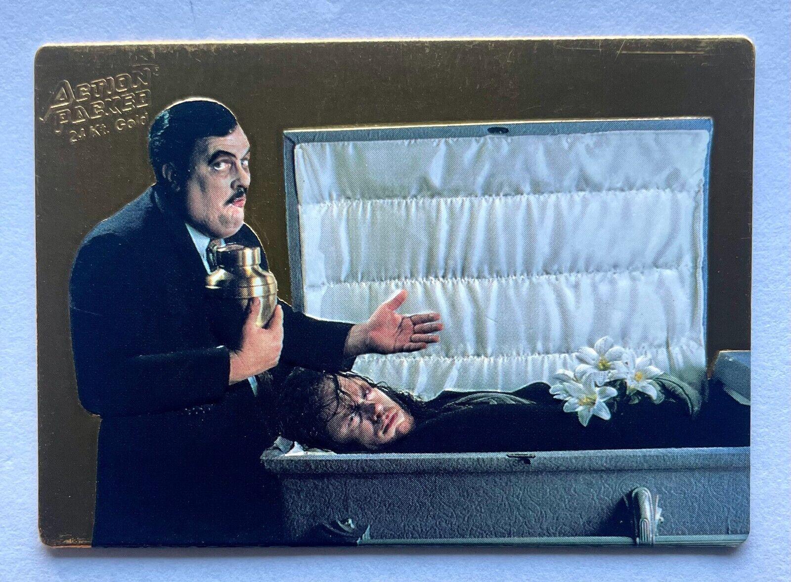 Undertaker with Paul Bearer #6G Wrestling Cards 1994 Action Packed WWF 24KT Gold
