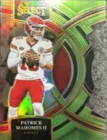 Patrick Mahomes II [Neon Green Prizm Die-Cut] #140 Cover Art