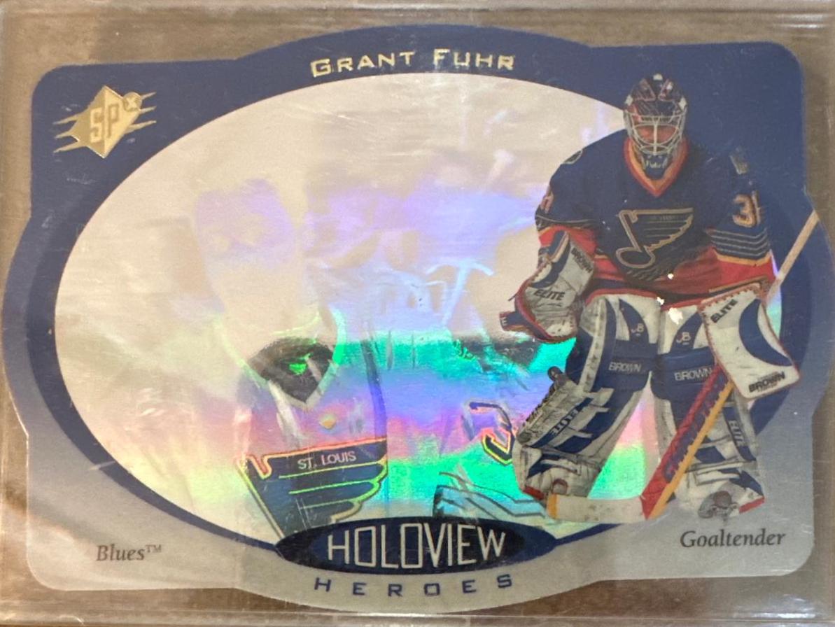 Grant Fuhr #HH10 Hockey Cards 1996 SPx Holoview Heroes